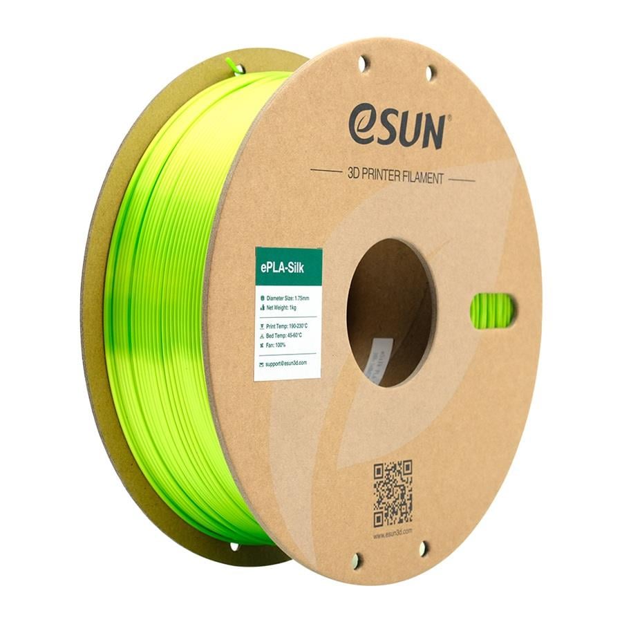 eSun eSilk PLA Filament Limon Yeşili 1.75 mm 1Kg