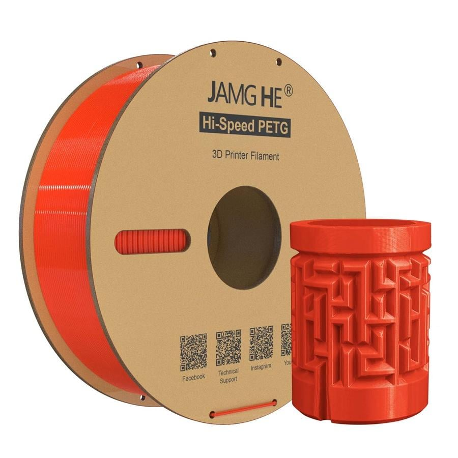 JAMG HE Hyper PETG Filament Kırmızı 1.75mm 1Kg