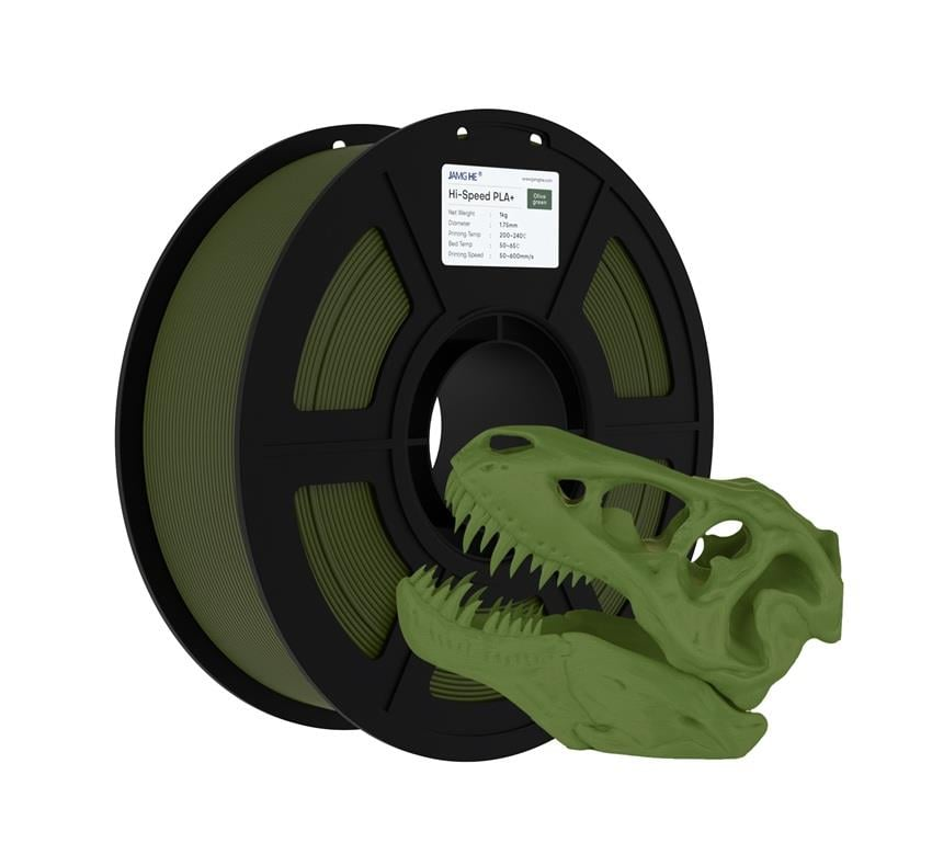 JAMG HE Hyper PLA+ Plus Filament Zeytin Yeşili 1.75mm 1Kg