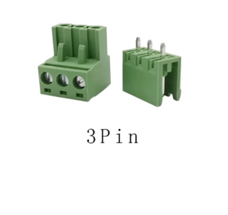 3 Pin 5,08mm 180' Geçmeli Takım Klemens