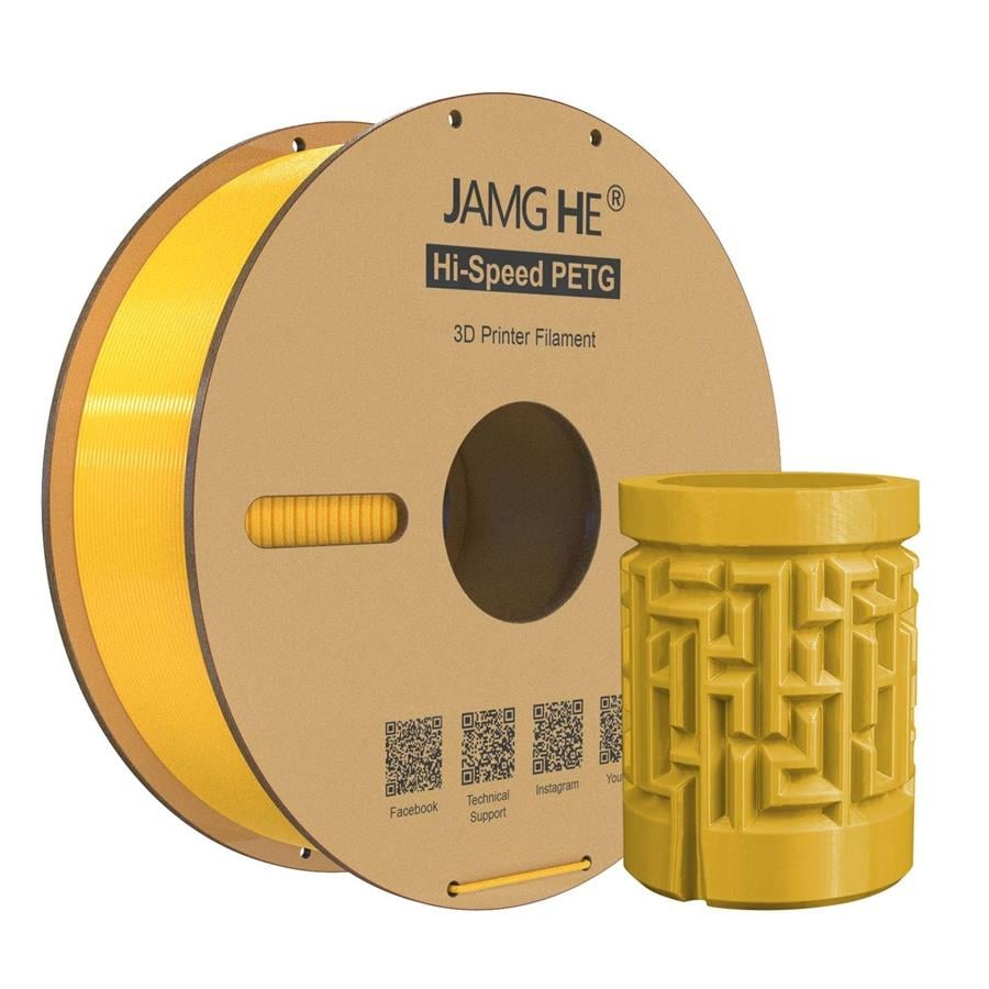 JAMG HE Hyper PETG Filament Sarı 1.75mm 1Kg