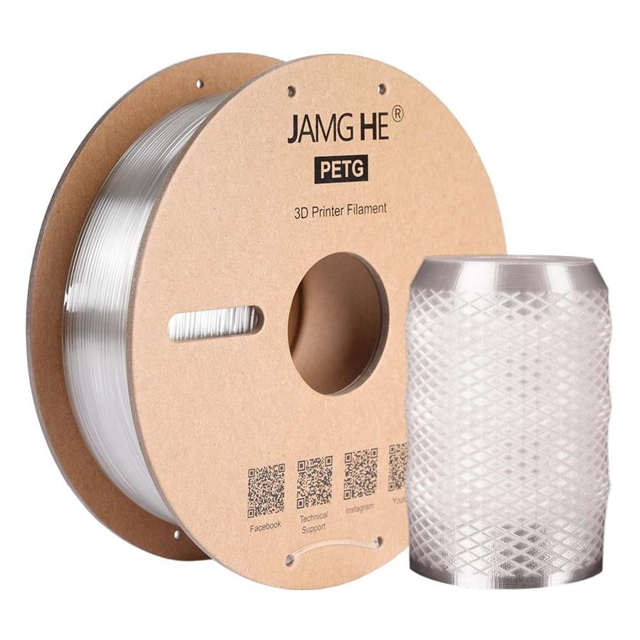 JAMG HE PETG Filament Şeffaf 1.75mm 1Kg