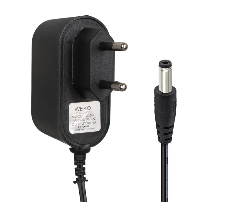 Weko 9v 1 Amper Adaptör Priz Tipi