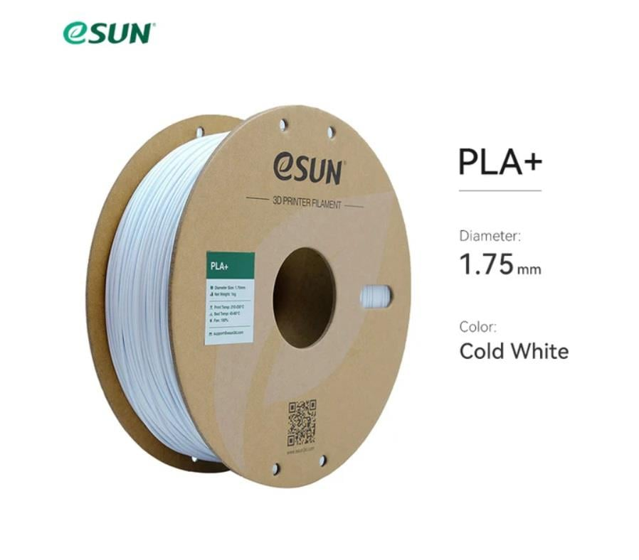eSUN PLA+ Plus Soğuk Beyaz Filament 1.75mm 1Kg