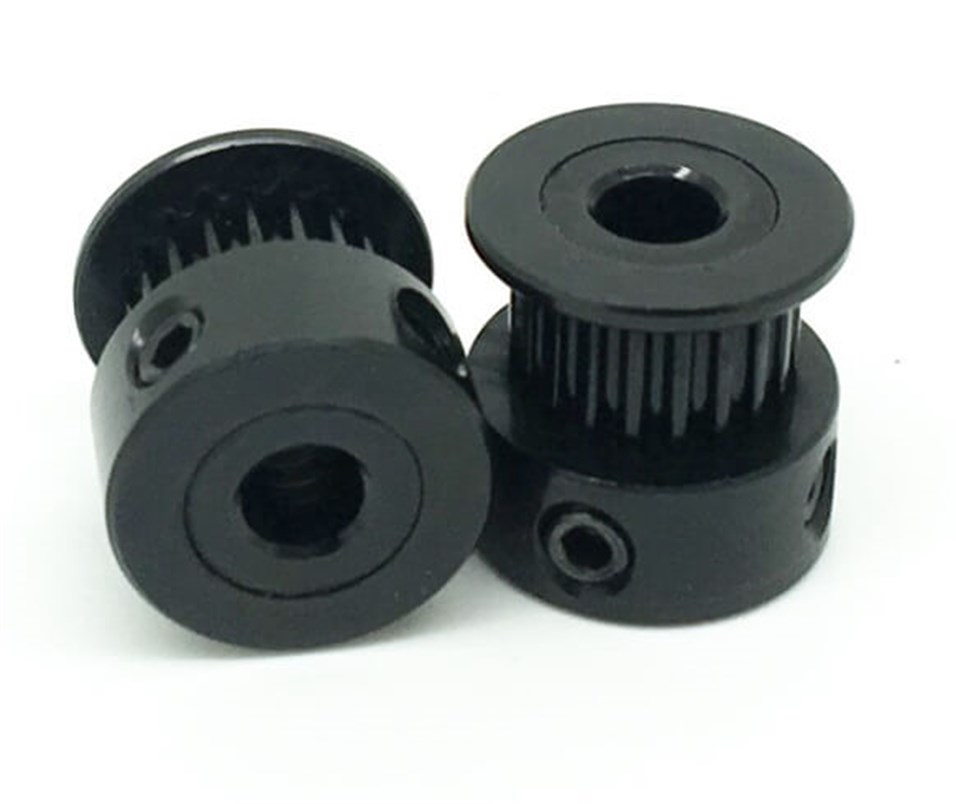 3D Yazıcı Kasnak 20 Diş 5mm Siyah
