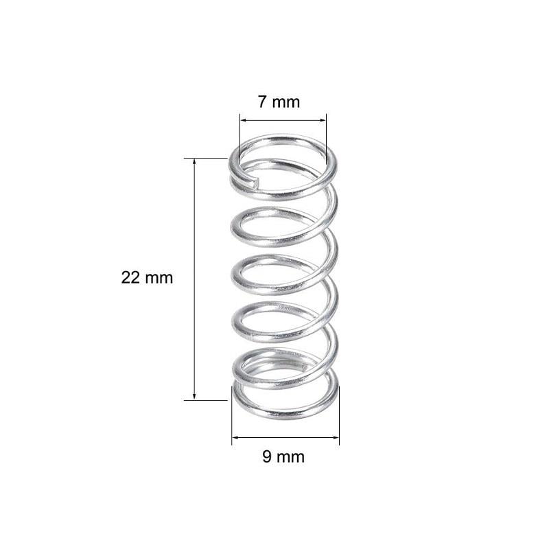 3D Yazıcı Tabla Yayı İç Çap 7mm Boy 22mm