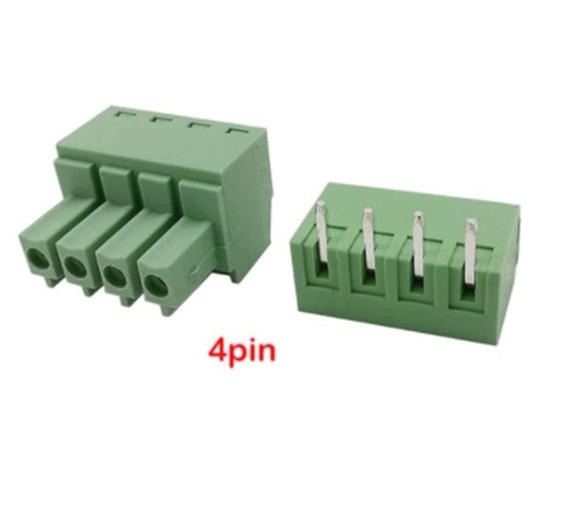 4 Pin 3.81mm 90' Geçmeli Takım Klemens