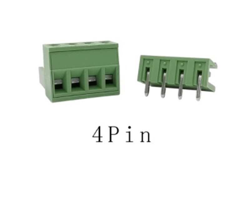 4 Pin 5,08mm 90' Geçmeli Takım Klemens