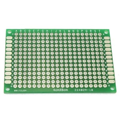 Çift Taraflı Delikli plaket ( 4x6 cm)