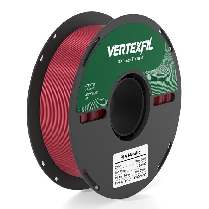 VERTEXFIL Metallic PLA Filament Altın 1.75mm 1Kg