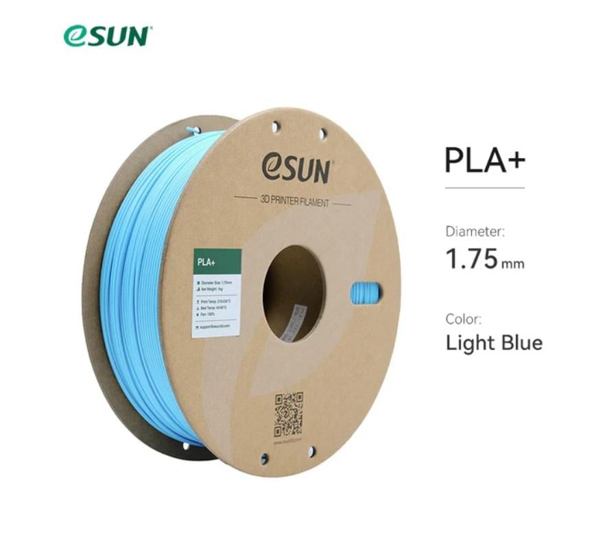 eSUN PLA+ Plus Açık Mavi Filament 1.75mm 1Kg