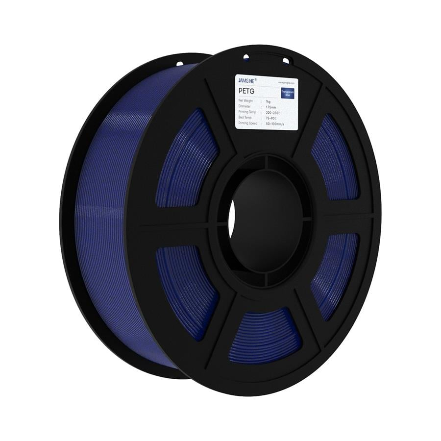 JAMG HE PETG Filament Şeffaf Mavi 1.75mm 1Kg
