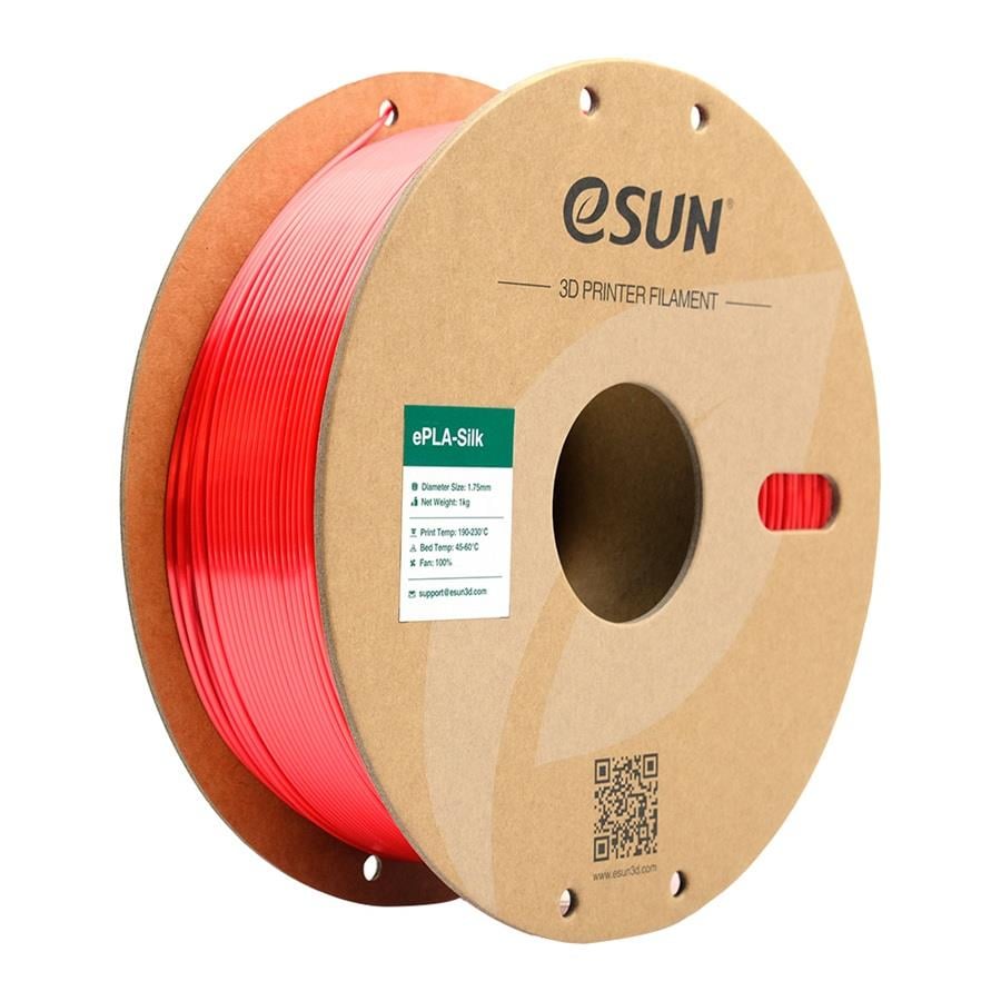 eSun eSilk PLA Filament Kırmızı 1.75 mm 1Kg