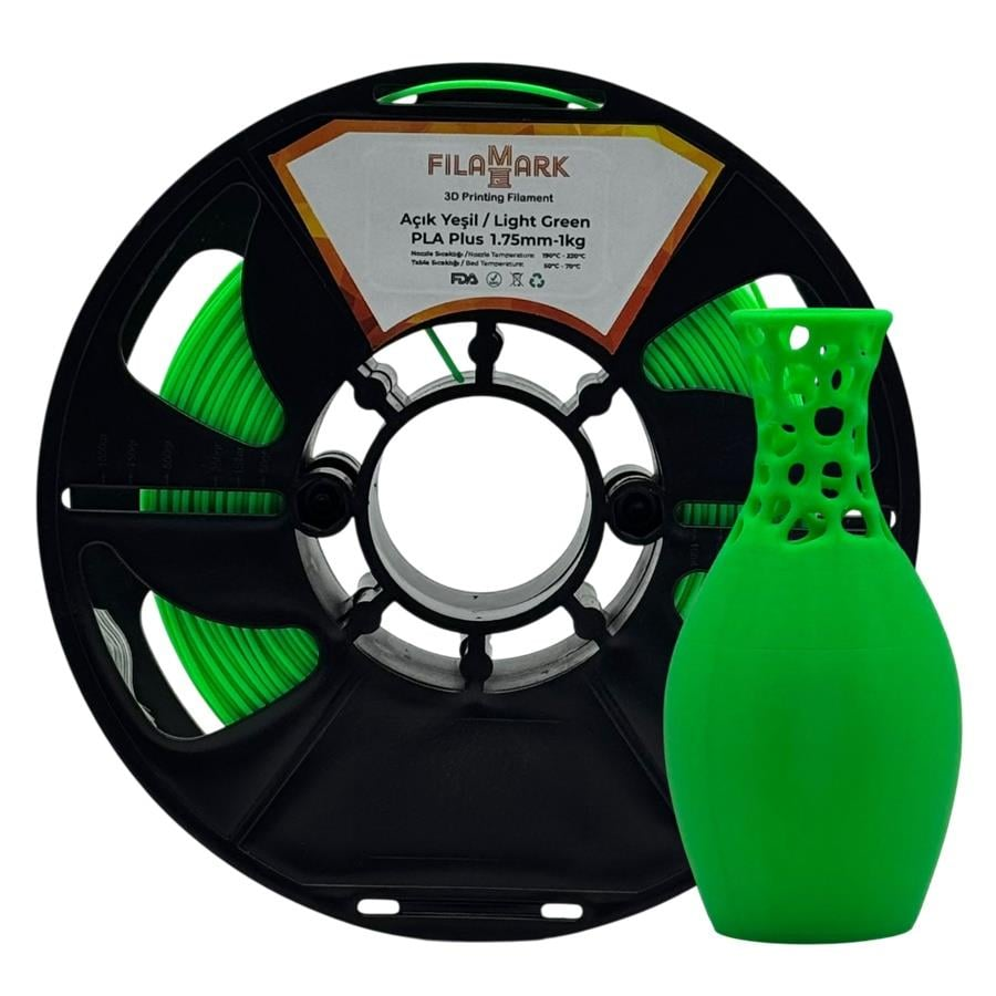 FilaMark PLA Plus Filament Açık Yeşil 1.75mm 1Kg