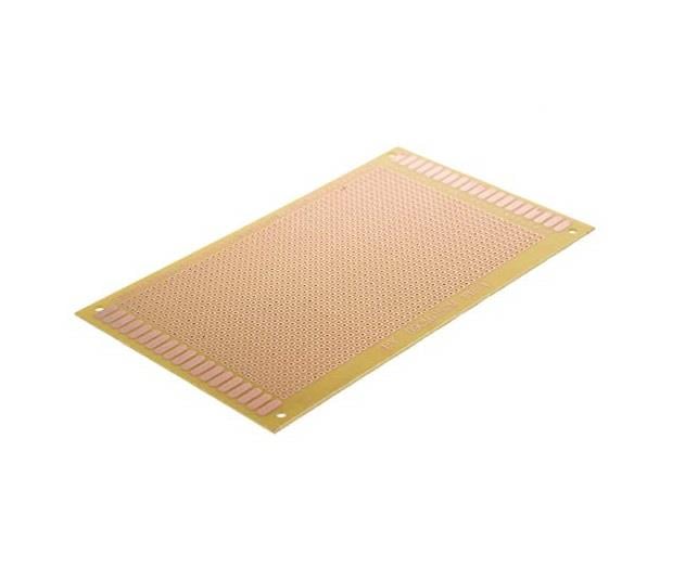 Tek Taraflı Delikli Pertinaks 9x15 cm Sarı