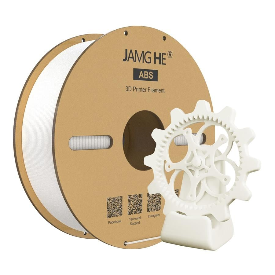 JAMG HE ABS Filament Beyaz 1.75mm 1Kg