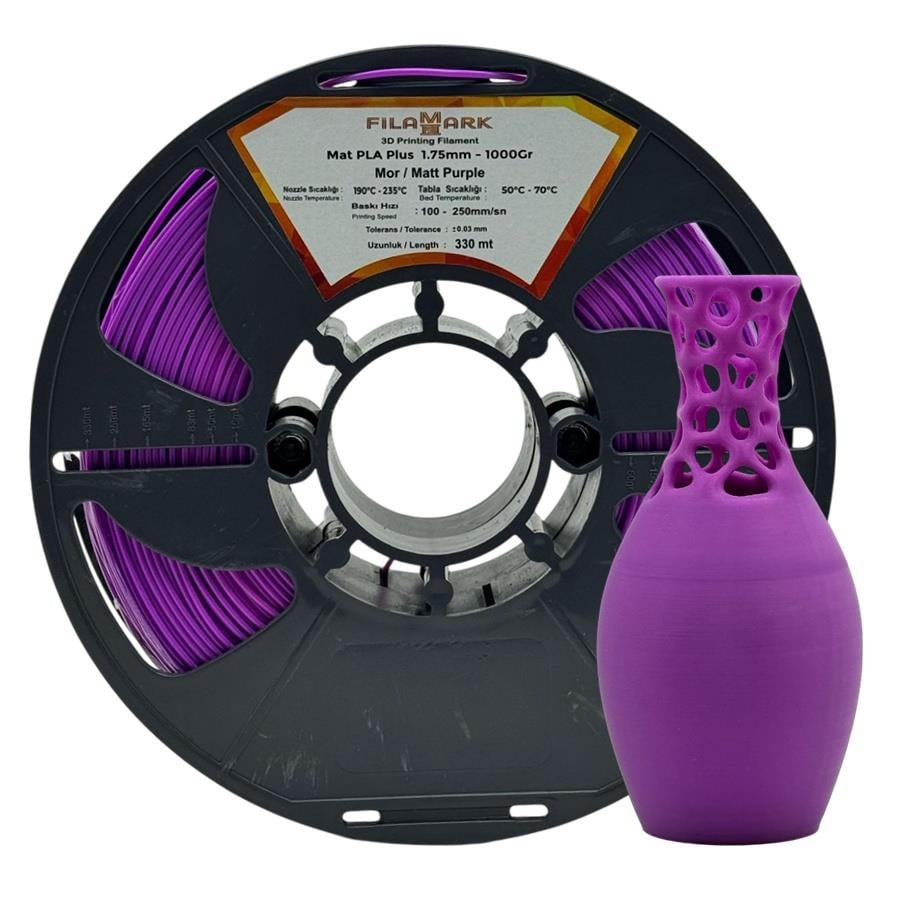 FilaMark PLA Plus Filament Pastel Mor 1.75mm 1Kg