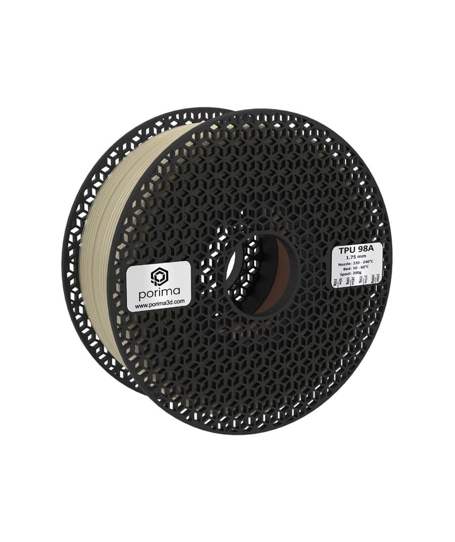 Porima TPU Flex 98A Esnek Filament Naturel 1.75mm 1Kg