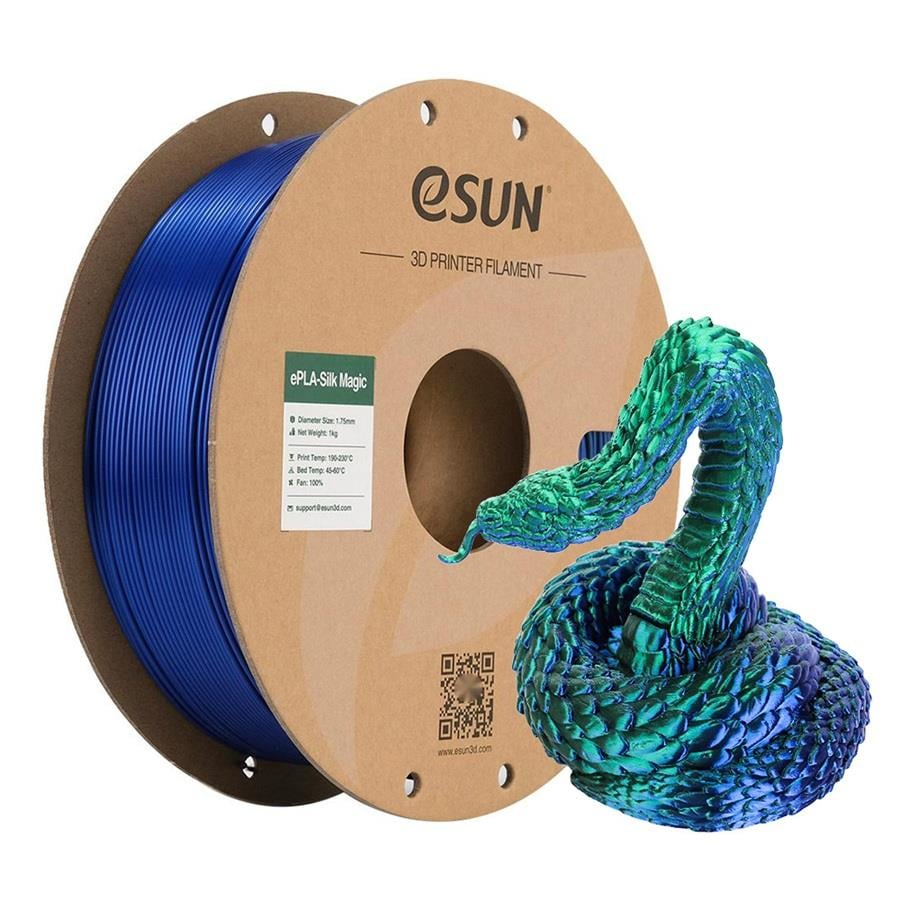 eSun  ePLA Silk Magic Filament Yeşil Mavi 1.75 mm 1Kg