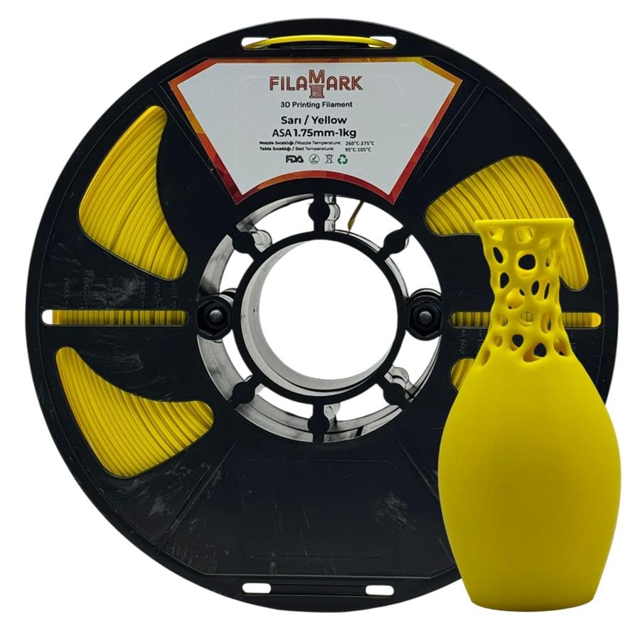 FilaMark ASA Filament Sarı 1.75mm 1Kg