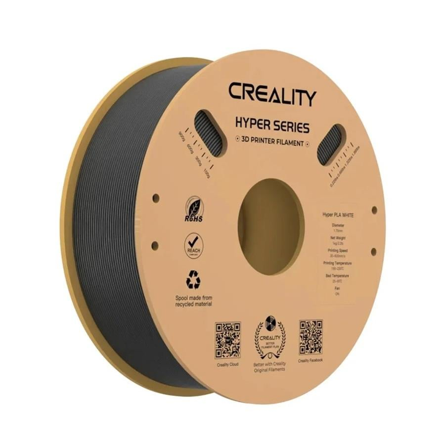 Creality Hyper PLA Siyah Filament 1.75mm 1Kg