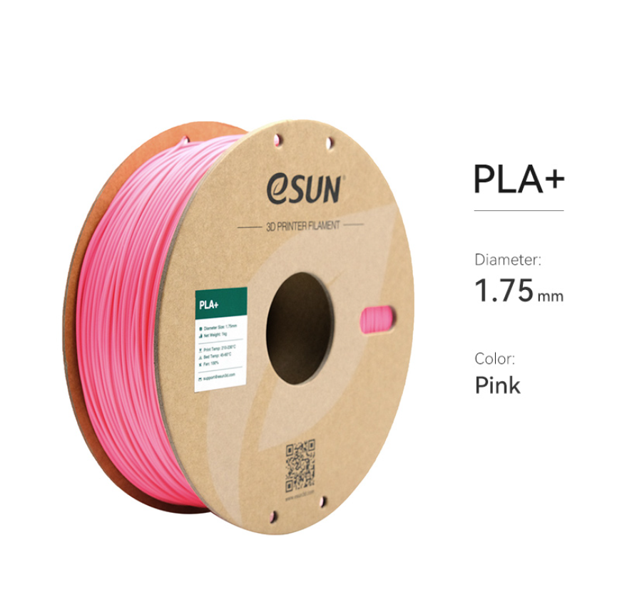 eSUN PLA+ Plus Pembe Filament 1.75mm 1kg