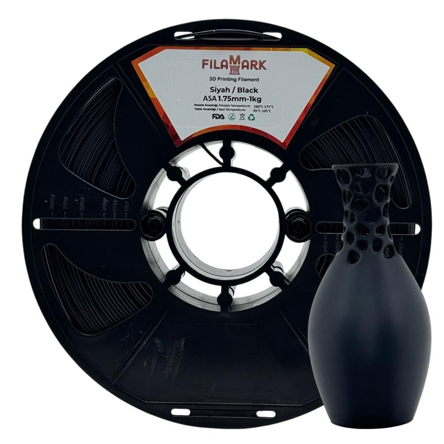 FilaMark ASA Filament Siyah 1.75mm 1Kg