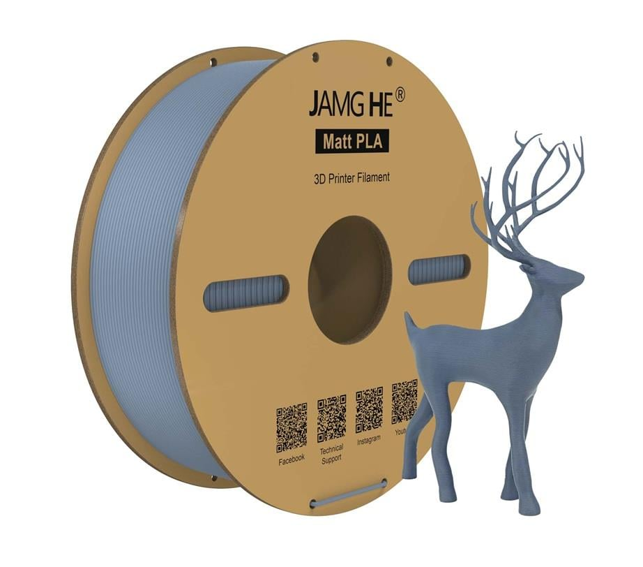 JAMG HE Matt PLA - Mat PLA Filament Lacivert 1.75mm 1Kg