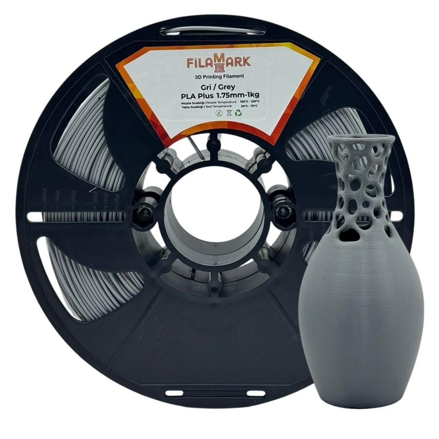 FilaMark PLA Plus Filament Gri 1.75mm 1Kg