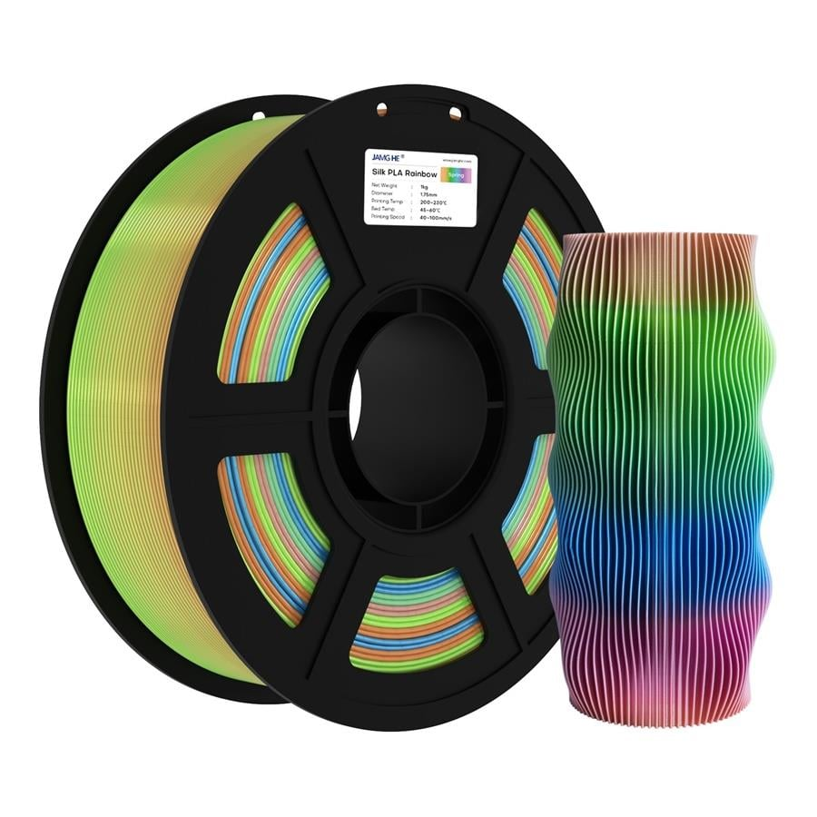 JAMG HE Rainbow Silk PLA Gökkuşağı Filament 1.75mm 1Kg