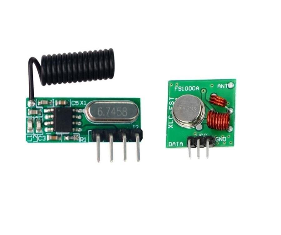 RX500 - FS1000A 433MHz RF Alıcı ve Verici Modül
