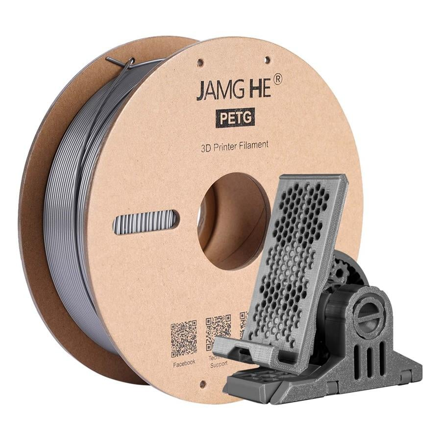 JAMG HE PETG Filament Gümüş 1.75mm 1Kg