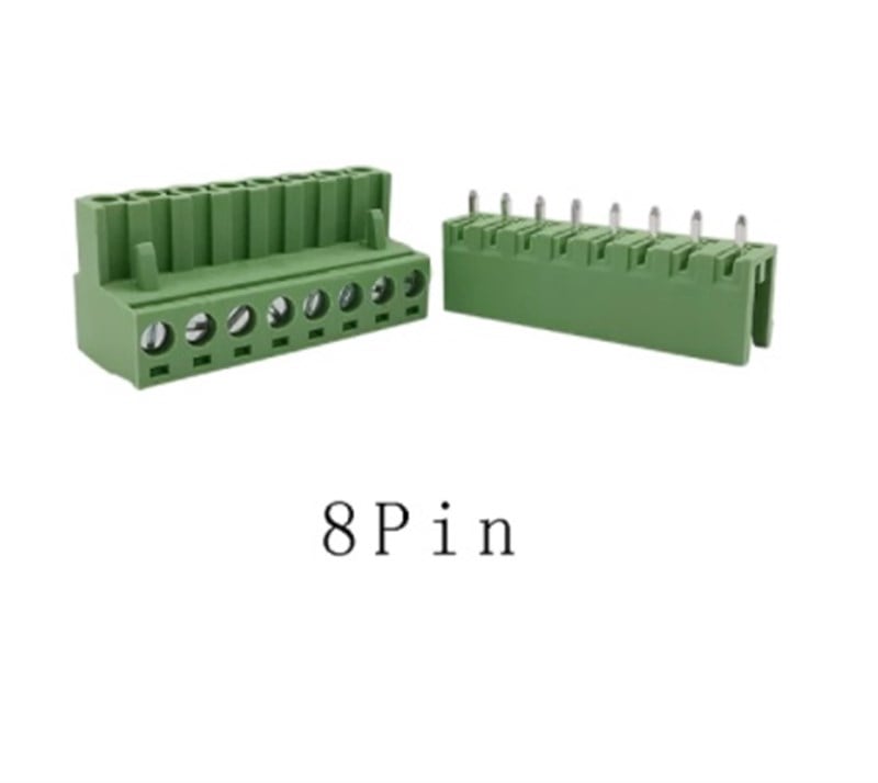 8 Pin 5,08mm 180' Geçmeli Takım Klemens