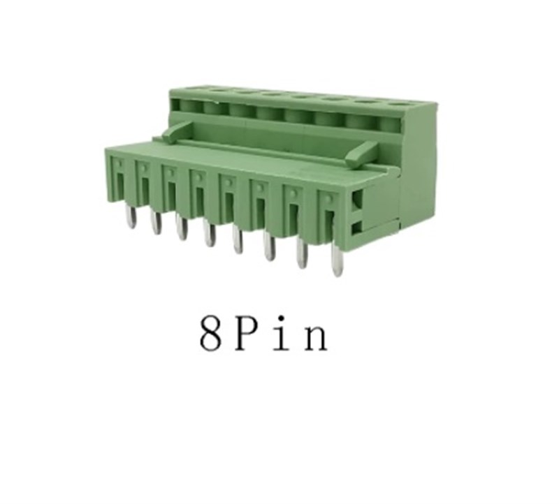 8 Pin 5,08mm 90' Geçmeli Takım Klemens