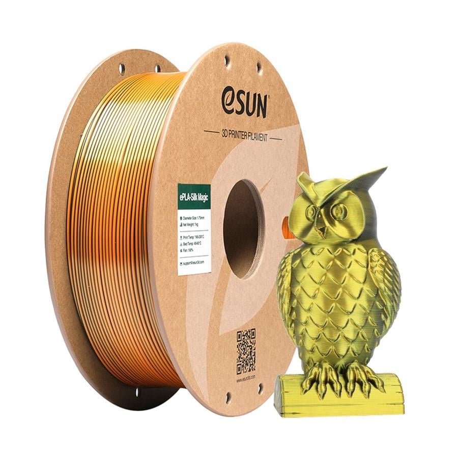 eSun ePLA Silk Magic Filament Siyah Altın 1.75 mm 1Kg
