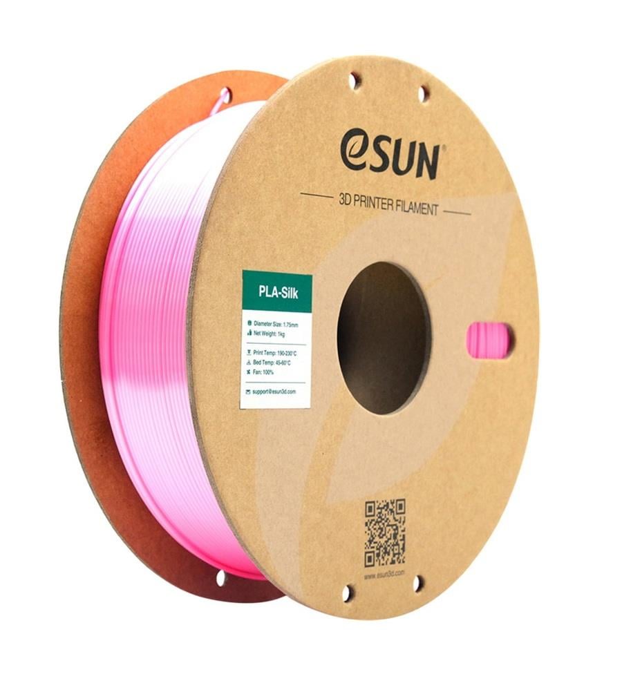 eSun eSilk PLA Filament Pembe 1.75 mm 1Kg