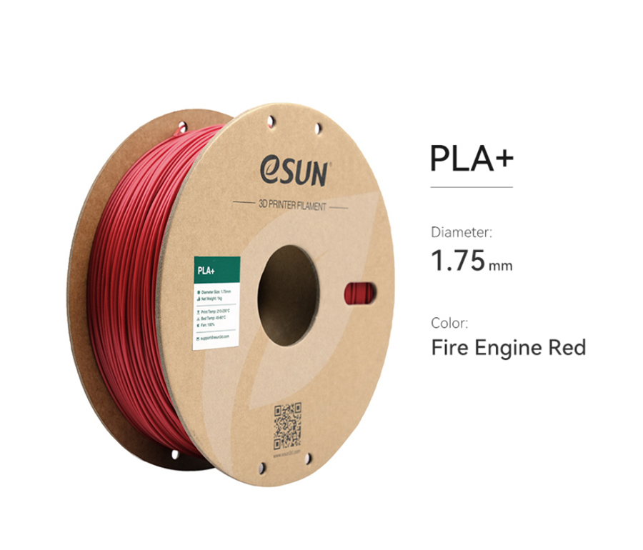 eSUN PLA Plus+ Ateş Kırmızı Filament 1.75mm 1kg