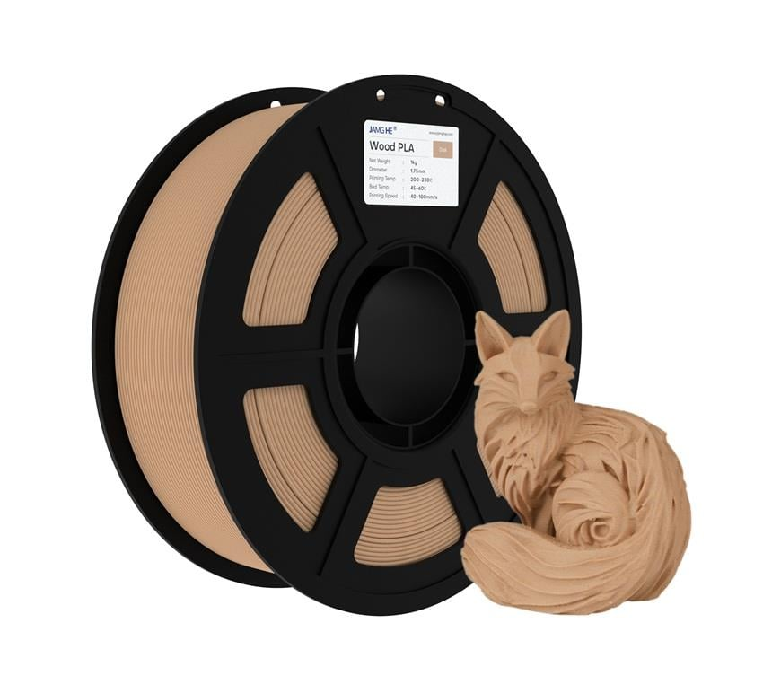 JAMG HE Oak Wood PLA Meşe Ahşap Filament 1.75mm 1Kg