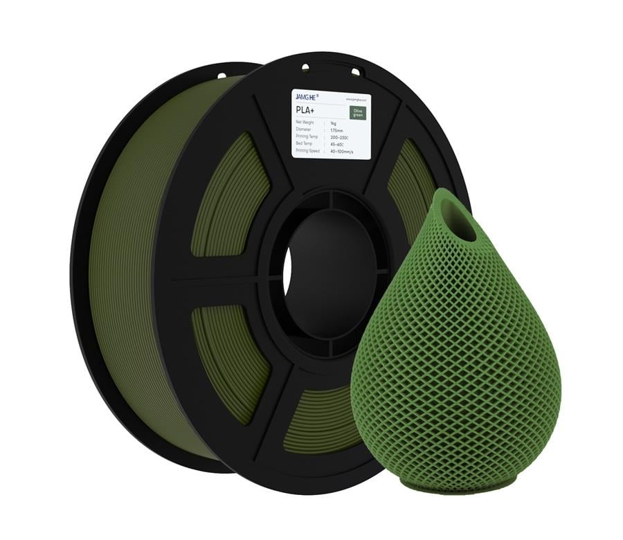 JAMG HE PLA+ Plus Filament Zeytin Yeşili 1.75mm 1Kg
