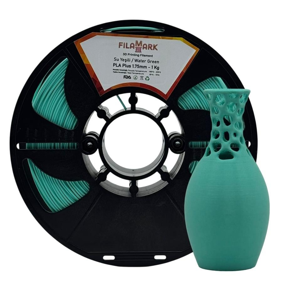 FilaMark PLA Plus Filament Su Yeşili 1.75mm 1Kg