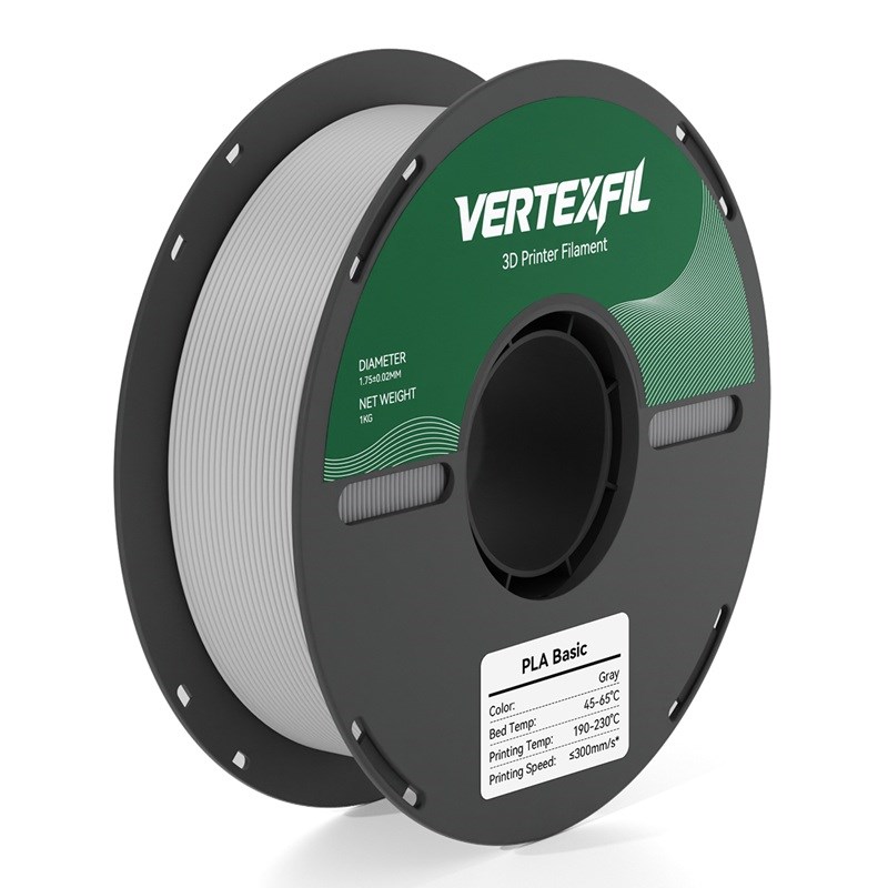 VERTEXFIL PLA Basic Filament Gri 1.75mm 1Kg
