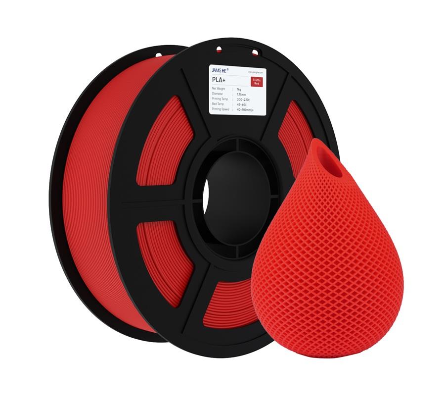 JAMG HE PLA+ Plus Filament Kırmızı 1.75mm 1Kg