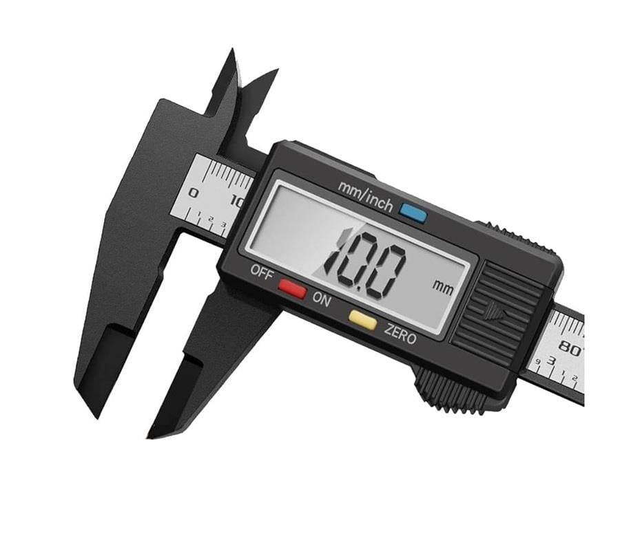 Dijital Kumpas Kalınlık Ölçer Karbon Fiber 150mm