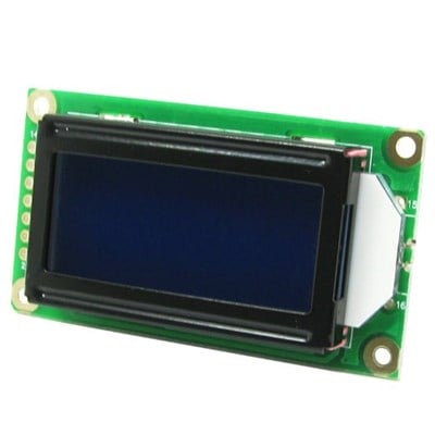 2x8 Lcd  Display (Mavi)