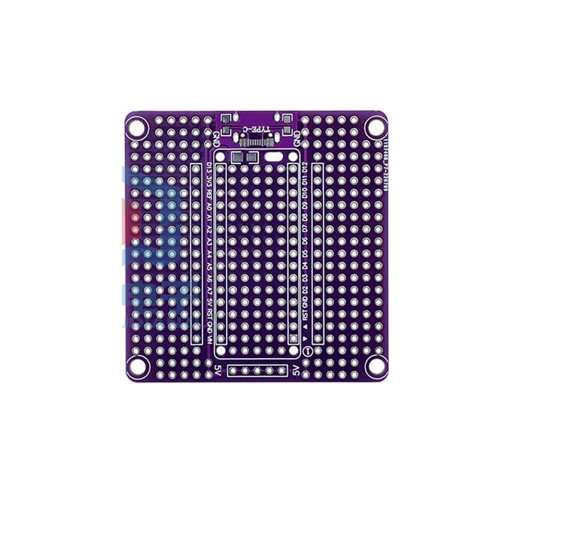 Arduino Nano Prototip Kart Çift Taraflı Pertinaks