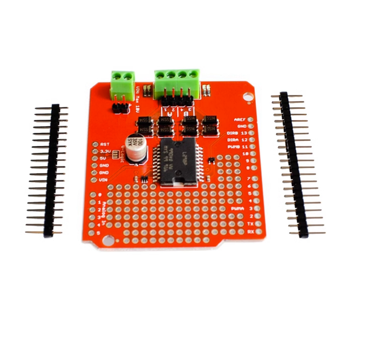 ArduMoto L298P Motor Sürücü Arduino Shield