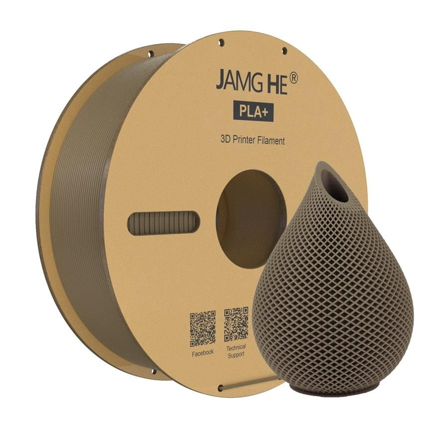 JAMG HE PLA+ Plus Filament Haki 1.75mm 1Kg