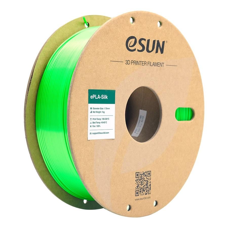 eSun eSilk PLA Filament Yeşil 1.75 mm 1Kg