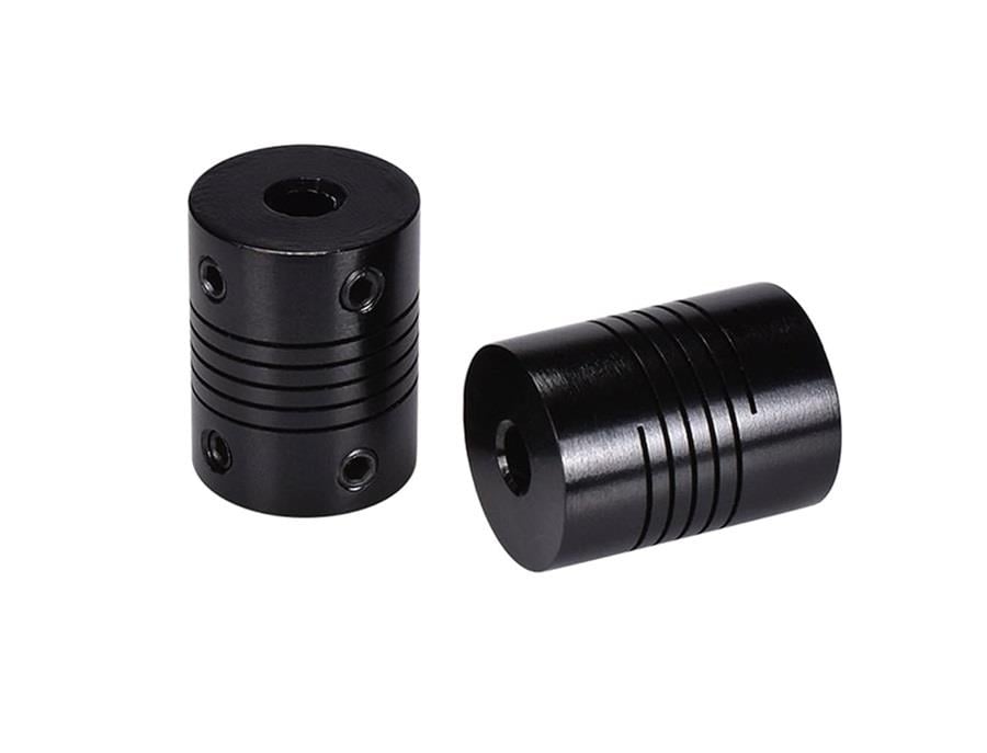 5x5mm Esnek Kaplin Siyah Alüminyum