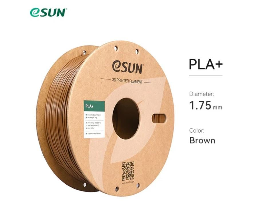 eSUN PLA+ Plus Kahverengi Filament 1.75mm 1kg